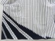 Photo6: 4608T08z470 Vintage Japanese Kimono Cotton YUKATA Wisteria Off-white (6)