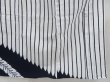 Photo8: 4608T08z470 Vintage Japanese Kimono Cotton YUKATA Wisteria Off-white (8)