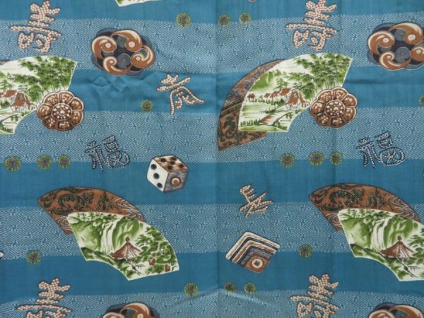 Photo3: 4609T03z510 Vintage Japanese Kimono Muslin Men's JUBAN Jigami (3)