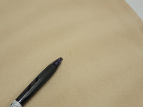 Photo8: 2A02z60  Japanese Kimono Silk  FABRIC Trees Champagne 40.9x14.6 (8)