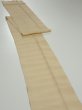 Photo3: 2A04z60  Japanese Kimono Silk  FABRIC Shading off Champagne 86.6x7.1 (3)