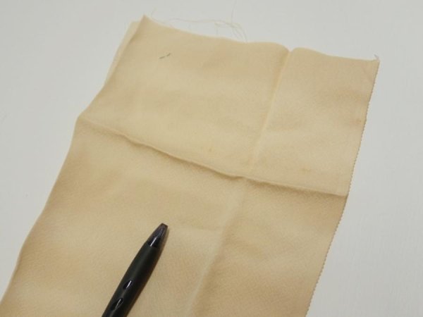 Photo5: 2A04z60  Japanese Kimono Silk  FABRIC Shading off Champagne 86.6x7.1 (5)