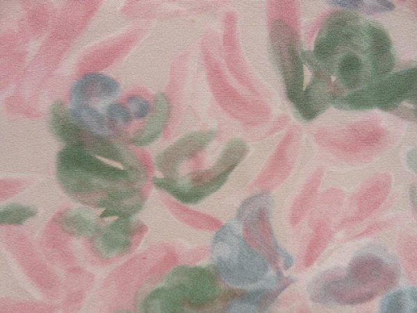 Photo4: 4616T10z580 Vintage Japanese Kimono Silk HAORI Flower Pink (4)