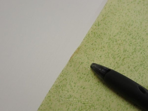 Photo6: 4D02z50  Japanese Kimono Silk  FABRIC Pine branch Light green 39.4x14.2 (6)