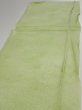 Photo3: 4D05z80  Japanese Kimono Silk  FABRIC Pine branch Light green 63.0x14.2 (3)