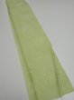 Photo2: 4D07z40  Japanese Kimono Silk  FABRIC Pine branch Light green 55.1x7.1 (2)