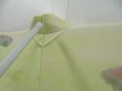 Photo5: 4720T03z570 Vintage Japanese Kimono Silk HAORI Cloud Yellow green (5)