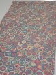 Photo3: 1Y01z60  Japanese Kimono Silk  FABRIC Chrysanthemum  42.5x14.6 (3)