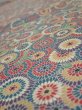 Photo4: 1Y01z60  Japanese Kimono Silk  FABRIC Chrysanthemum  42.5x14.6 (4)