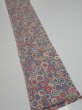 Photo2: 1Y08z50  Japanese Kimono Silk  FABRIC Chrysanthemum  59.8x7.5 (2)