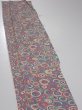 Photo3: 1Y08z50  Japanese Kimono Silk  FABRIC Chrysanthemum  59.8x7.5 (3)