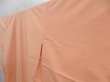 Photo2: 4803T02z830  Japanese Kimono Silk TSUMUGI Plain Peach (2)