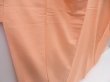 Photo3: 4803T02z830  Japanese Kimono Silk TSUMUGI Plain Peach (3)