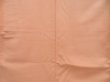 Photo5: 4803T02z830  Japanese Kimono Silk TSUMUGI Plain Peach (5)