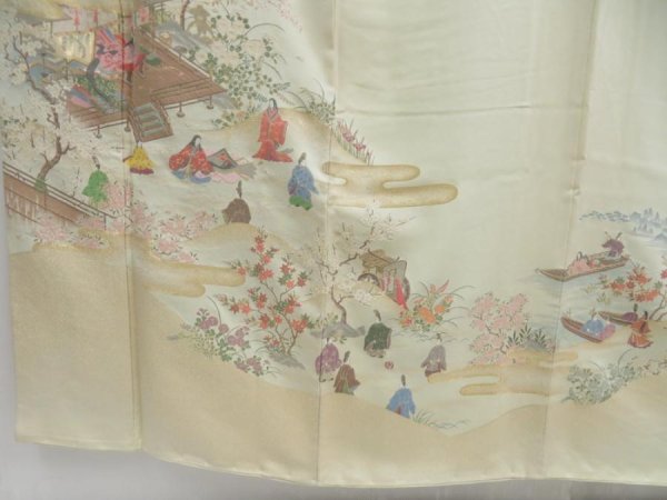 Photo6: 4809T12z1140 Japanese Kimono Silk Juko IROMUJI Princess (6)