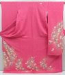 Photo1: 4810T09z1150  Japanese Kimono Silk FURISODE Sakura Pink-Purple (1)