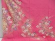 Photo4: 4810T09z1150  Japanese Kimono Silk FURISODE Sakura Pink-Purple (4)