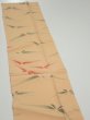 Photo3: 2A10z30  Japanese Kimono Silk  FABRIC Butterfly Light orange 35.4x6.9 (3)