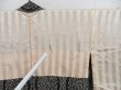 Photo8: 4813T11z650 Vintage Japanese Kimono Silk HAORI Karakusa Dark gray (8)