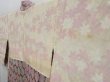 Photo7: 4820T14z420 Vintage Japanese Kimono Silk SHIBORI HAORI Kikko Light purple (7)