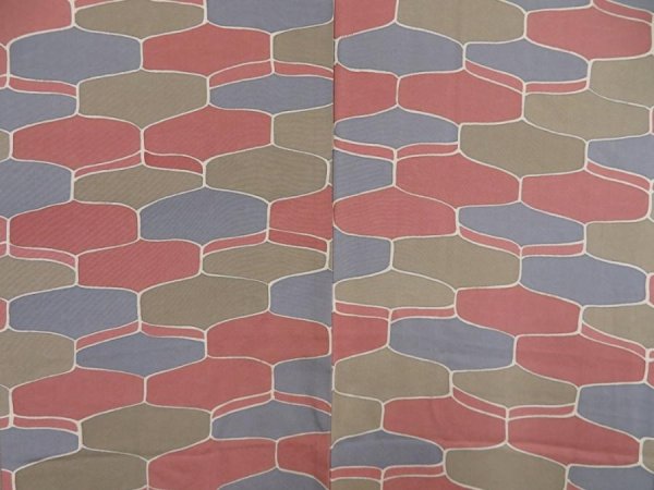 Photo3: 4923T06z580 Vintage Japanese Kimono Silk HAORI  Steel blue (3)