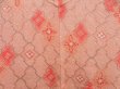 Photo3: 4928T03z530  Japanese Kimono Silk SHIBORI HAORI Flower Salmon pink (3)