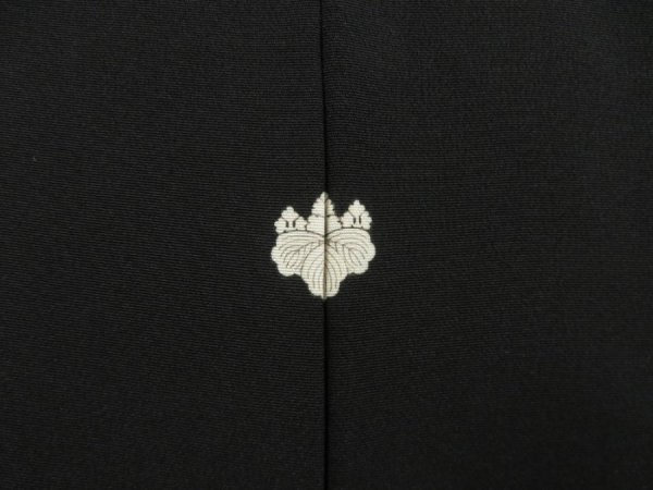 Photo5: 4928T11z630 Vintage Japanese Kimono Silk HAORI Rose Black (5)