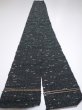 Photo4: C03z190 Vintage Japanese Kimono Silk Cotton Wool SAKIORI FABRIC    147.2x5.5 (4)