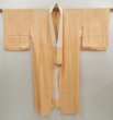 Photo5: 5003T07z590 Vintage Japanese Kimono Silk JUBAN Sayagata Cream-Orange (5)