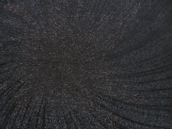 Photo4: 5004T05z680 Vintage Japanese Kimono Silk HAORI  Black (4)