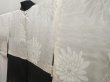 Photo8: 5004T05z680 Vintage Japanese Kimono Silk HAORI  Black (8)