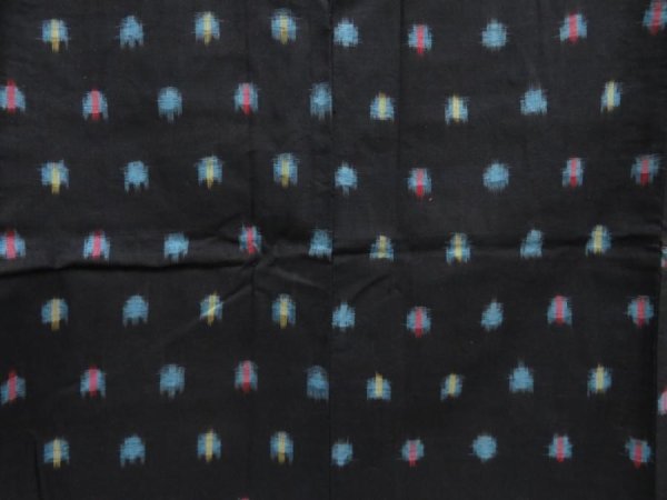 Photo5: 5004T10z540 Vintage Japanese Kimono Momen Cotton  Black (5)