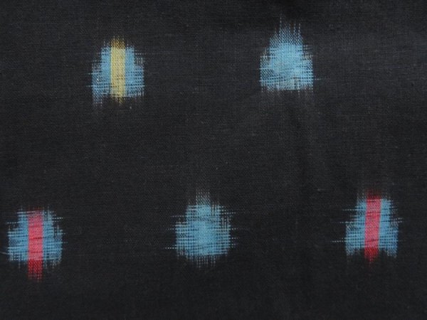 Photo7: 5004T10z540 Vintage Japanese Kimono Momen Cotton  Black (7)