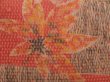 Photo4: 5004T12z570 Vintage Japanese Kimono Silk HAORI Maple Dark orange (4)