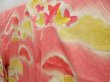 Photo2: 5006T05z920 Vintage Japanese Kimono Silk FURISODE Pine Coral pink (2)