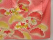 Photo5: 5006T05z920 Vintage Japanese Kimono Silk FURISODE Pine Coral pink (5)