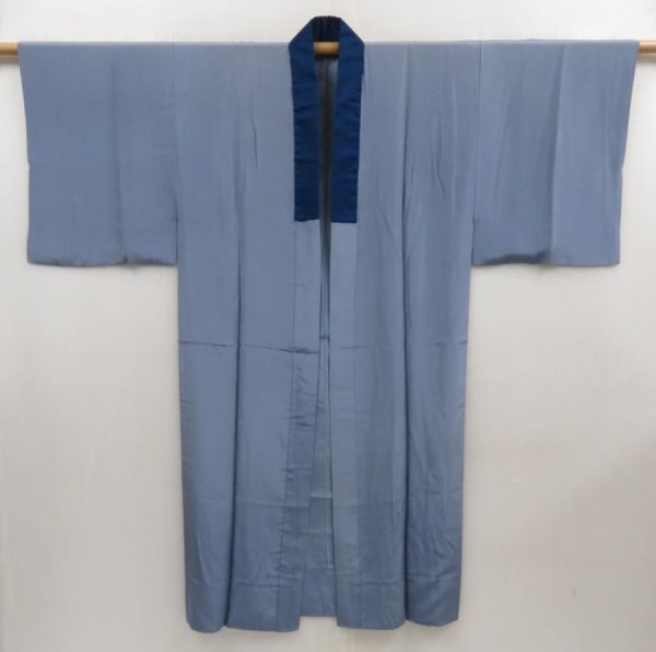 Photo5: 5006T06z410 Vintage Japanese Kimono Silk Men's JUBAN 一富士二鷹三茄子 (5)
