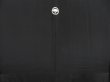 Photo3: 5006T11z750 Vintage Japanese Kimono Silk Men's  Plain Black (3)