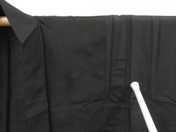 Photo6: 5012T05z300 Vintage Japanese Kimono Silk Men's See through HAORI (6)