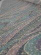 Photo4: 1R07z50  Japanese Kimono Silk  FABRIC Stream Gray 62.2x7.3 (4)