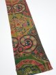 Photo2: 1R09z70  Japanese Kimono Crepe Silk  FABRIC Dragon, Phoenix  79.5x6.7 (2)