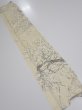 Photo1: 1R10z30  Japanese Kimono Silk  FABRIC Branch Lemon white 37.4x6.5 (1)