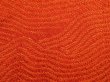 Photo4: 5013T01z540 Vintage Japanese Kimono Silk SHIBORI HAORI Wave Dark orange (4)