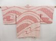 Photo1: 5014T06z610 Vintage Japanese Kimono Silk SHIBORI HAORI Flowers Coral pink (1)