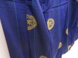 Photo3: 5025T02z670 Vintage Japanese Kimono Silk KOMON Dragon Dark lavender blue (3)