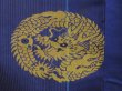 Photo6: 5025T02z670 Vintage Japanese Kimono Silk KOMON Dragon Dark lavender blue (6)