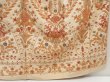 Photo7: 5027T04z1130 Vintage Japanese Kimono Silk TSUKESAGE Flower Peach (7)
