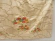 Photo7: 5027T10z1040 Vintage Japanese Kimono Silk FURISODE Chrysanthemum Light cream (7)