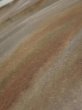 Photo4: 1T01z60  Japanese Kimono Silk  FABRIC Suminagashi Brown-Gray 40.2x14.2 (4)