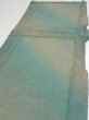 Photo3: 1T04z90  Japanese Kimono Silk  FABRIC Suminagashi Cyan 67.7x14.6 (3)